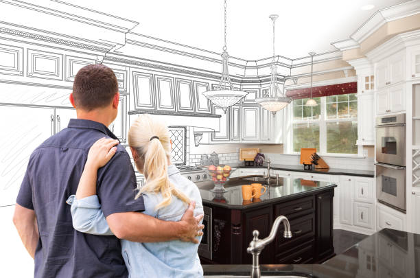 Professional Kitchen Island Installation technician working in Monroe Township, NJ